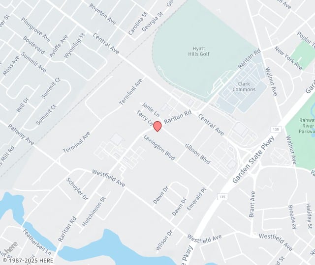 Location Map: 1139 Raritan Rd., Ste. 202B Clark, New Jersey 07066